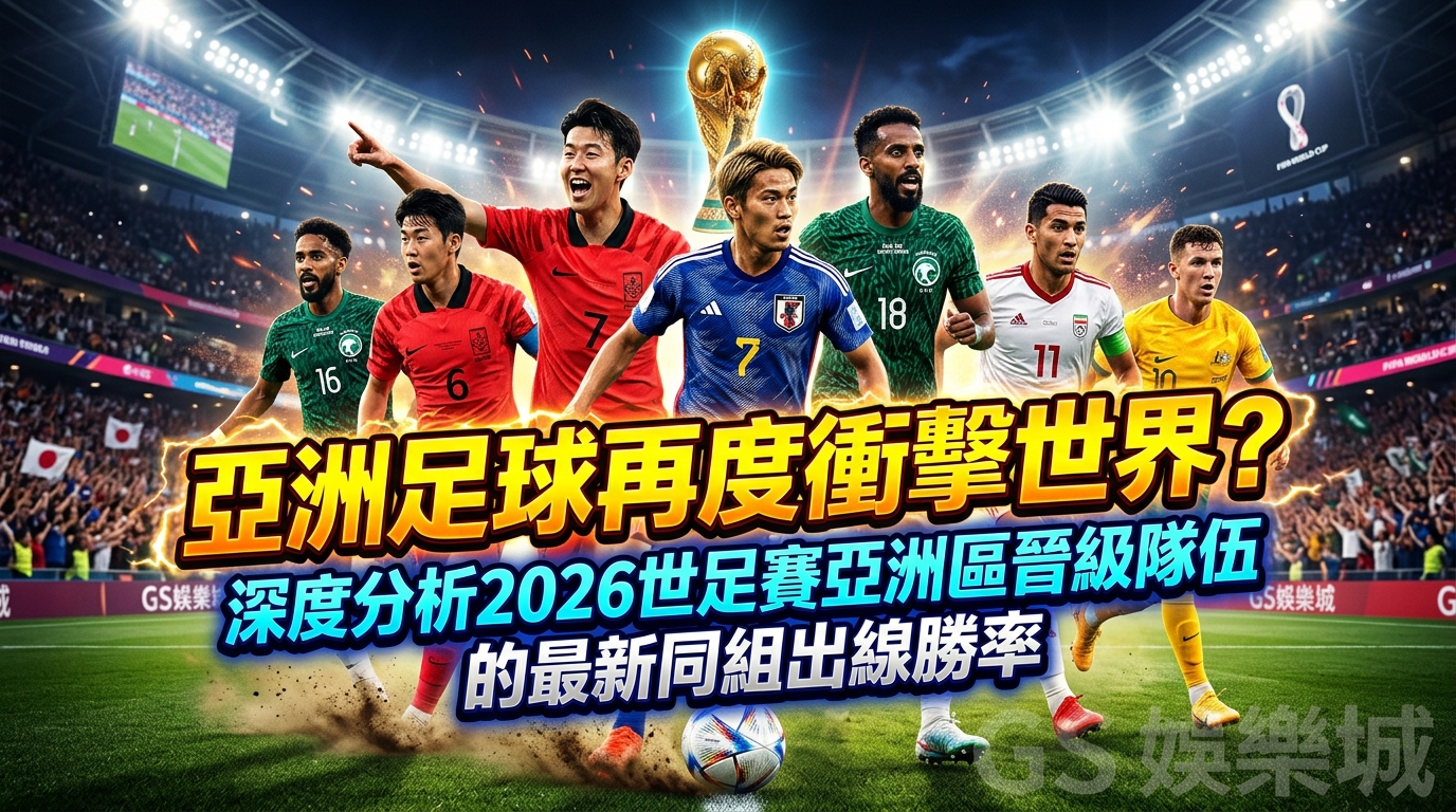 亞洲足球再度衝擊世界？深度分析2026世足賽亞洲區晉級隊伍的最新同組出線勝率
