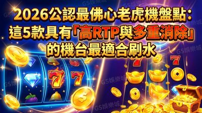 2026公認最佛心老虎機盤點：這5款具有「高RTP與多重消除」的機台最適合刷水