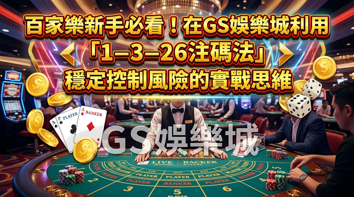 百家樂新手必看！在TU娛樂城利用「1-3-2-6注碼法」穩定控制風險的實戰思維
