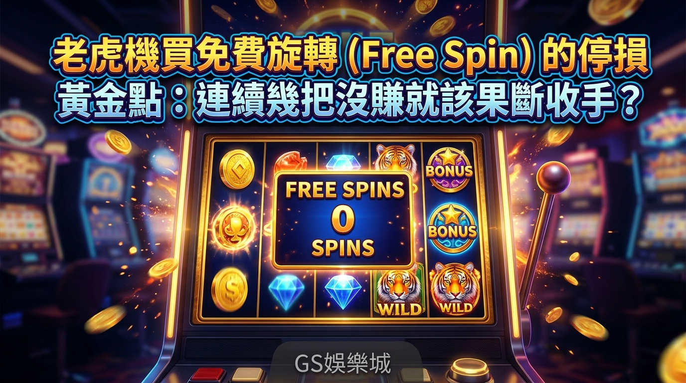 老虎機買免費旋轉（Free Spin）的停損黃金點：連續幾把沒賺就該果斷收手？