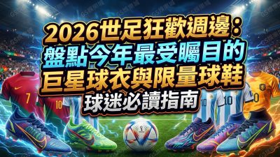 2026世足狂歡週邊：盤點今年最受矚目的巨星球衣與限量球鞋，球迷必讀指南