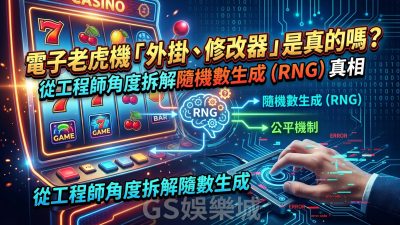 電子老虎機「外掛、修改器」是真的嗎？從工程師角度拆解隨機數生成（RNG）真相