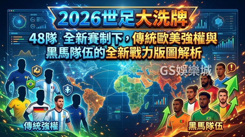 【2026世足大洗牌】48隊全新賽制下，傳統歐美強權與黑馬隊伍的全新戰力版圖解析