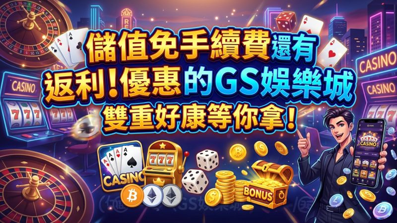 儲值免手續費還有返利優惠的TU娛樂城