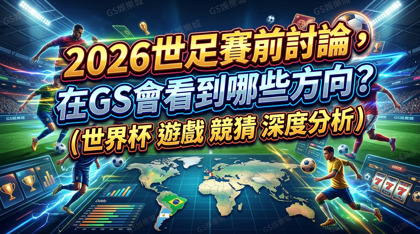2026世足賽前討論，在GS會看到哪些方向？