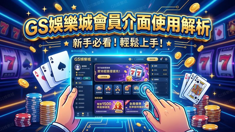TU娛樂城會員介面使用解析