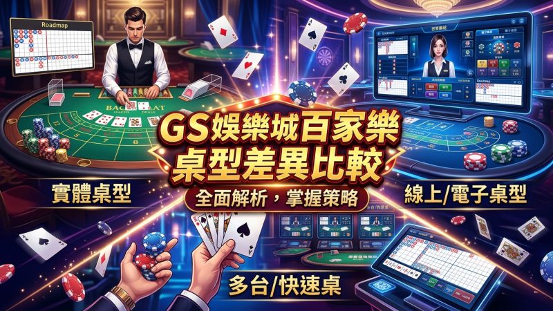 TU娛樂城百家樂桌型差異比較