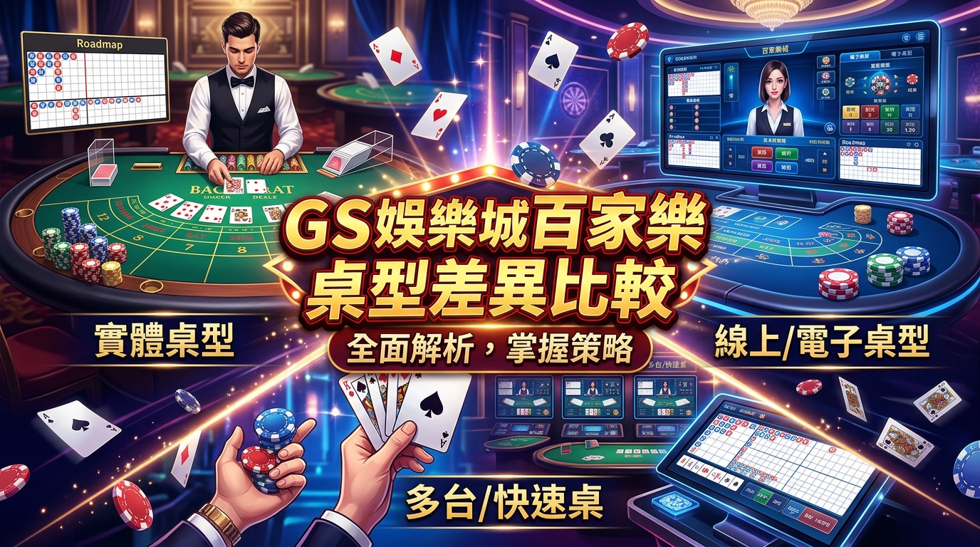 TU娛樂城百家樂桌型差異比較
