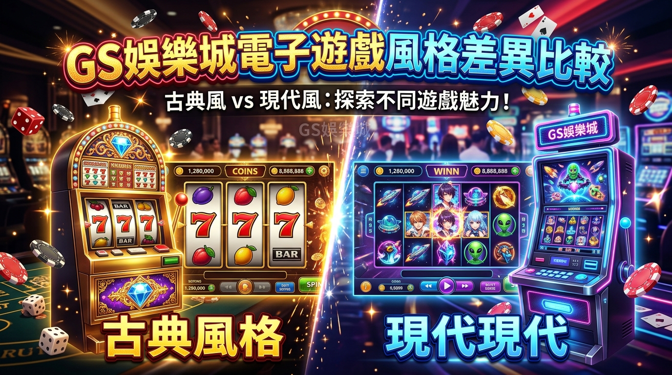 TU娛樂城電子遊戲風格差異比較