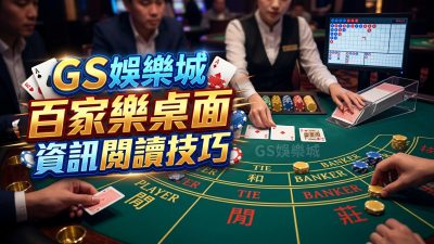 TU娛樂城百家樂桌面資訊閱讀技巧