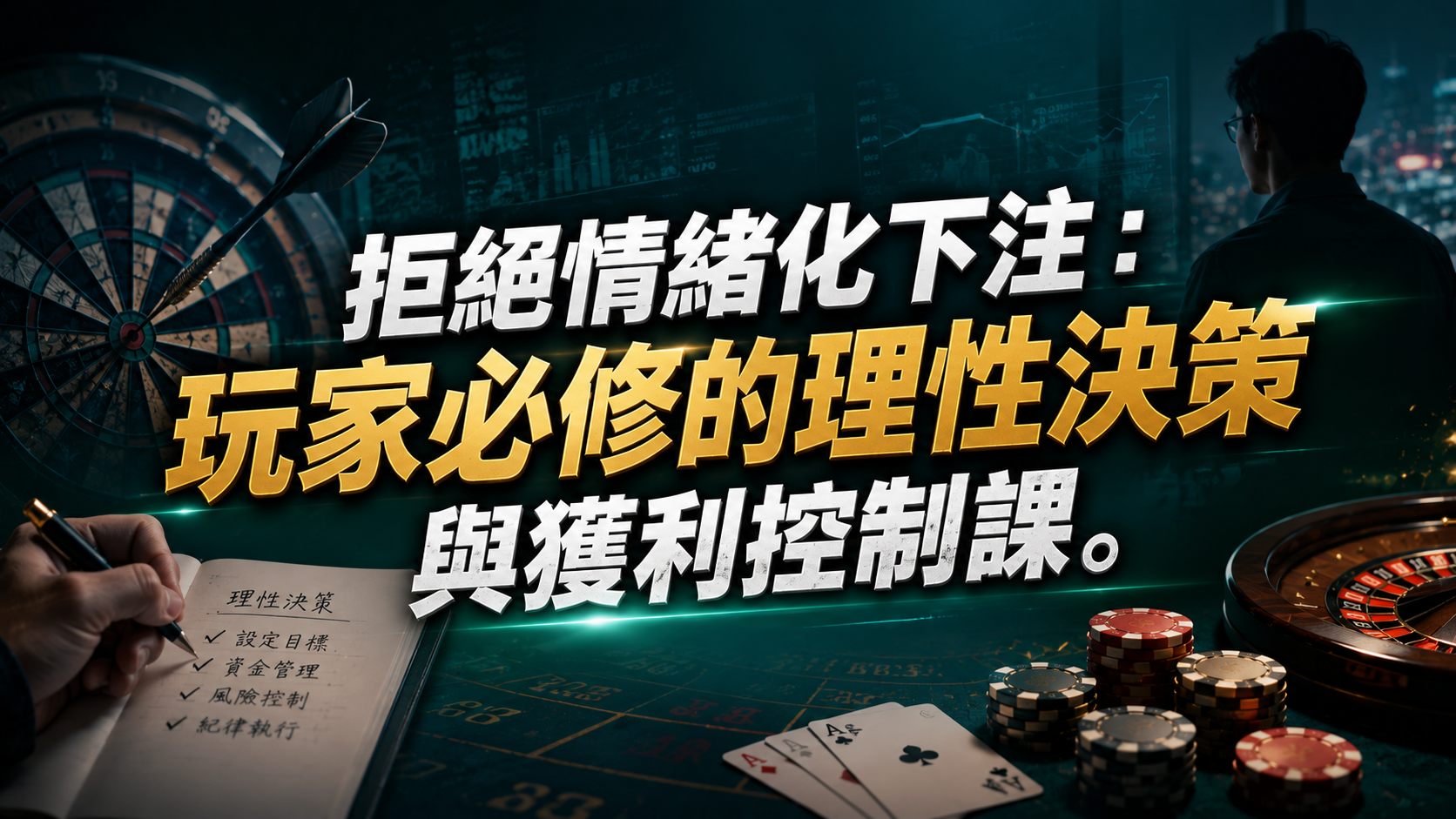 拒絕情緒化下注：玩家必修的理性決策與獲利控制課。